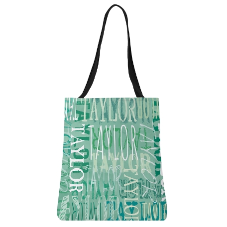 Signature Style Tote Bag - Green