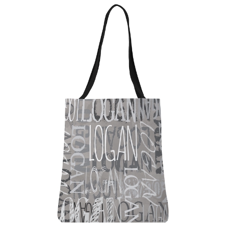 Signature Style Tote Bag - Gray