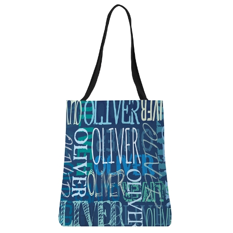 Signature Style Tote Bag - Navy
