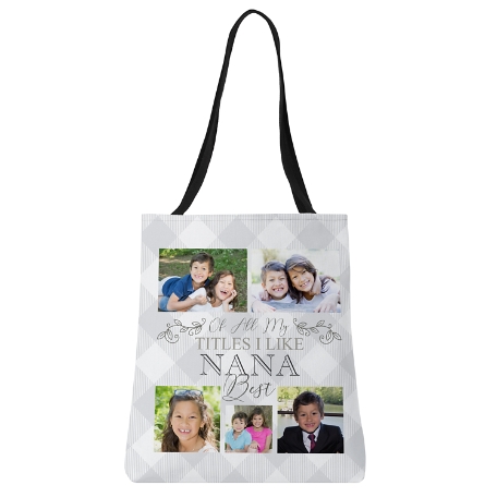 The Best Grandparents Photo Tote - My
