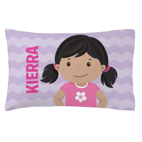Just For Me Plush Pillowcase - Girl