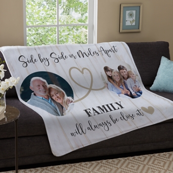 Miles Apart Photo Plush Blanket