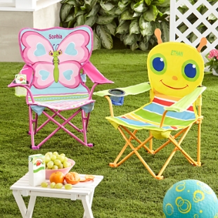 Monogrammed baby online chair