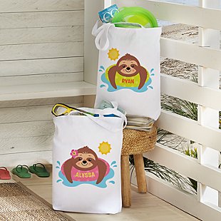 Sunning Sloths Tote Bag