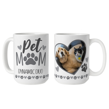 Pet Mom Photo Mug - 15oz