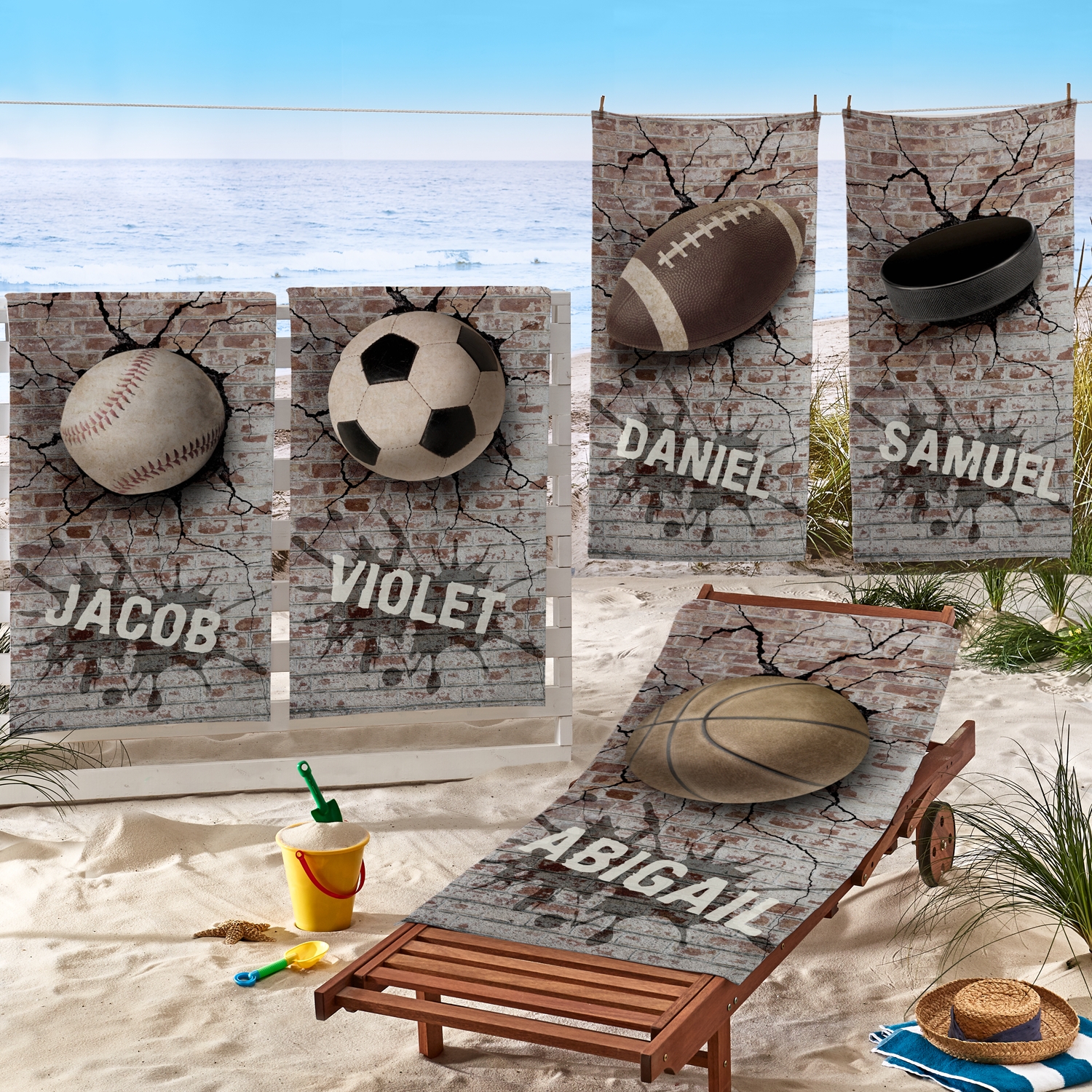 Sports Galore Beach Towel