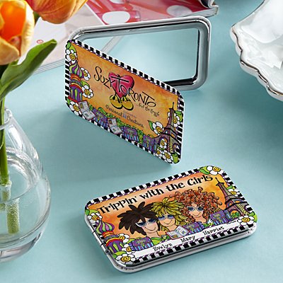 Trippin' with the Girls Purse Mirror by Suzy Toronto
