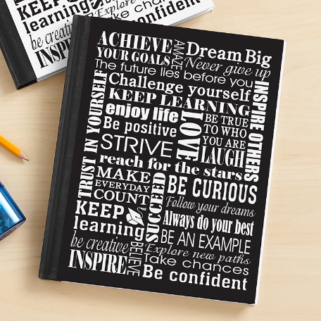 Dream Big Black Notebook