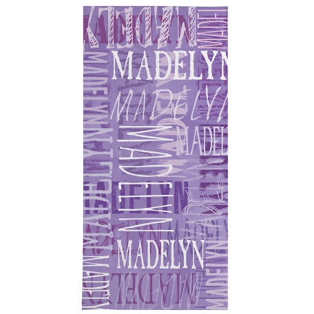 Signature Style Beach Towel-Standard - Purple