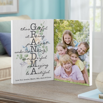 Wonderful Mother & Grandma Personalized Photo Display