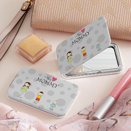 Tender Hearts Purse Mirror