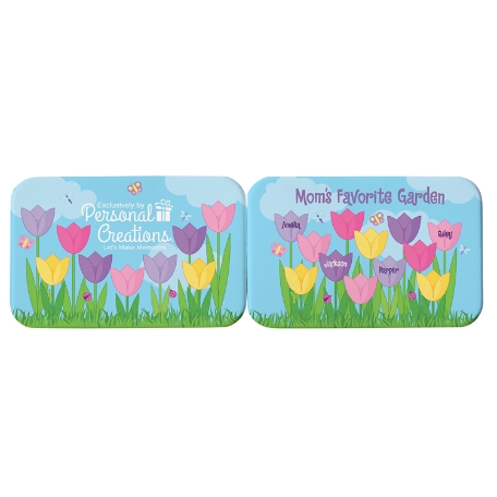Tulip Garden Purse Mirror