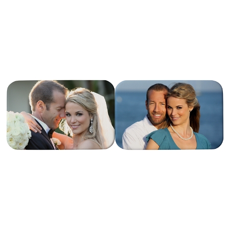 Picture-Perfect Two Sided Photo Purse Mirror