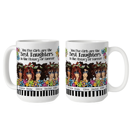 Best Daughter Ever Mug-5 Dghtr 15z