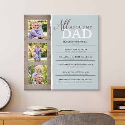 personalised dad photo gifts
