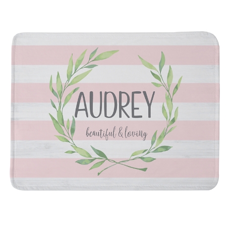Baby Name Meaning Blanket - Pink - S