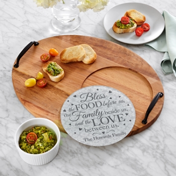 Bless This Food Entertaining Trivet Set