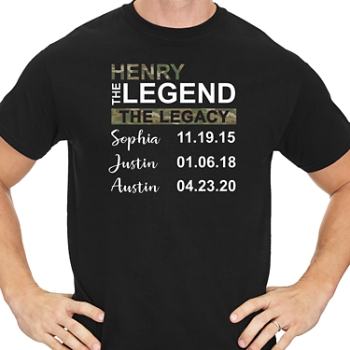 Family Legacy Personalized T-Shirt