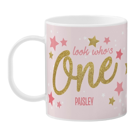 First Birthday Tableware -Pink Cup