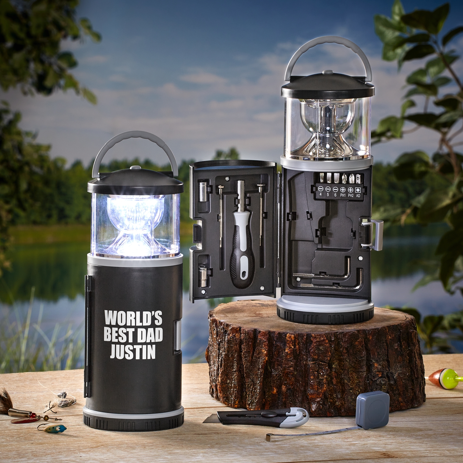 All-In-One 15-Piece Personalized Lantern Tool Kit