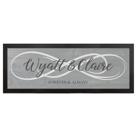 Infinity Framed Canvas - 9 x 27