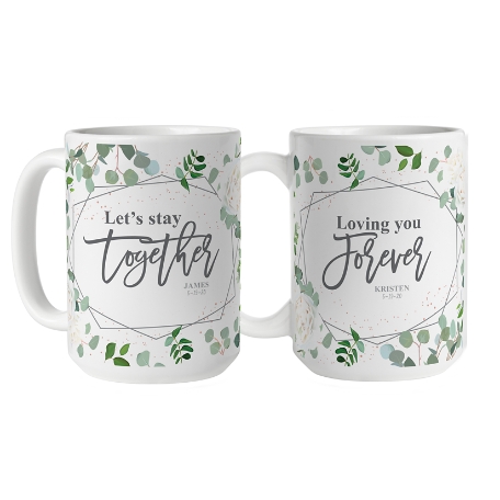 Let's Stay Together Mug Set - 15oz