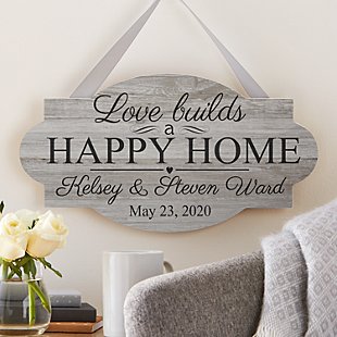 Love Leads You Home Wood Sign