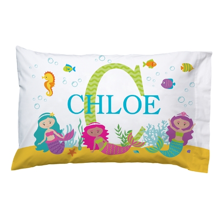 My Own Name Pillowcase - Mermaid