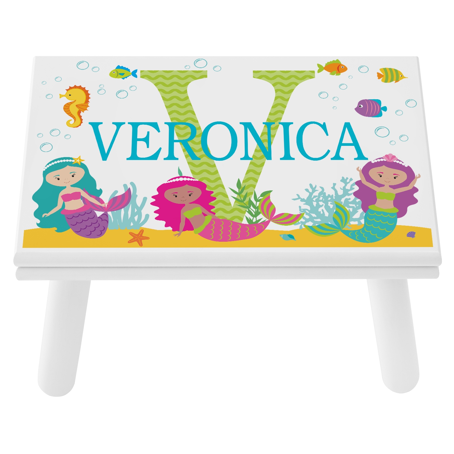 Mermaid step stool hotsell