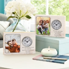 Photo Message Wood Clock