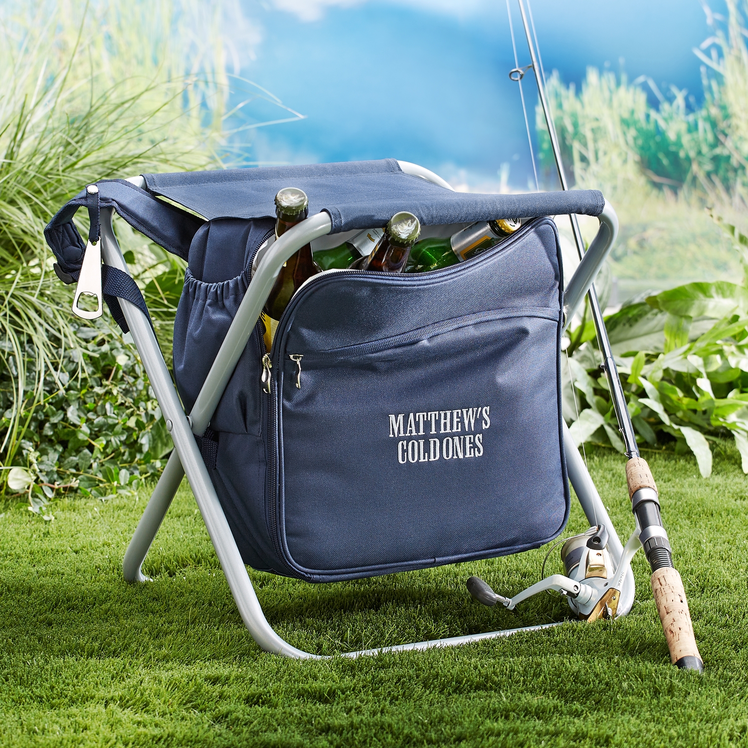 Sit & Sip Backpack Cooler Travel Chair