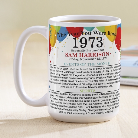 Year You Were Born Mug - 15oz