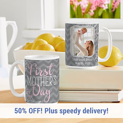 First Mother's Day Photo Mug