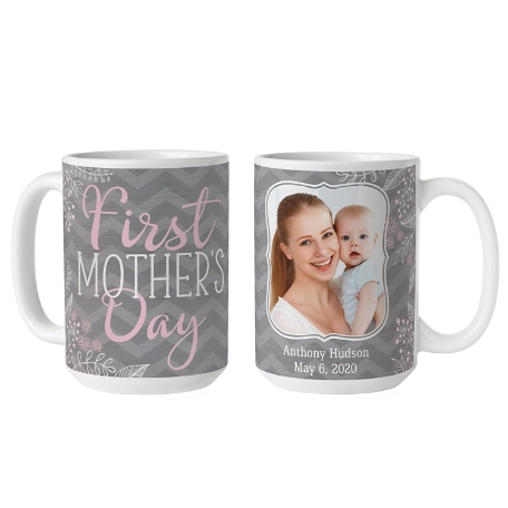 First Mother's Day Photo Mug - 15oz