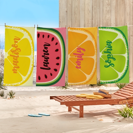 Fun Fruit Beach Towels