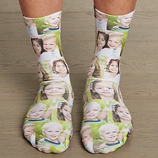 Photo Collage Socks