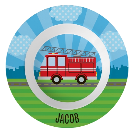 Fun Graphic Bowl - Fire Truck