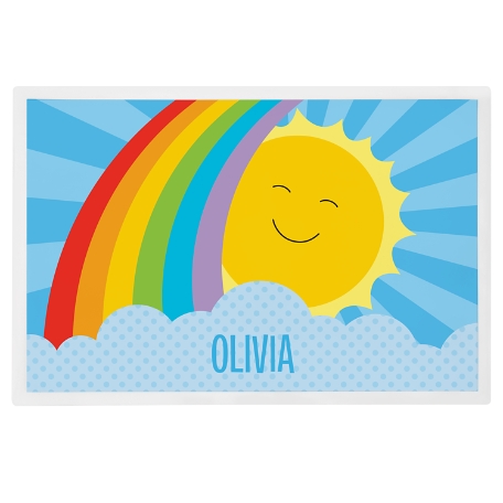 Fun Graphic Placemat -Rainbow