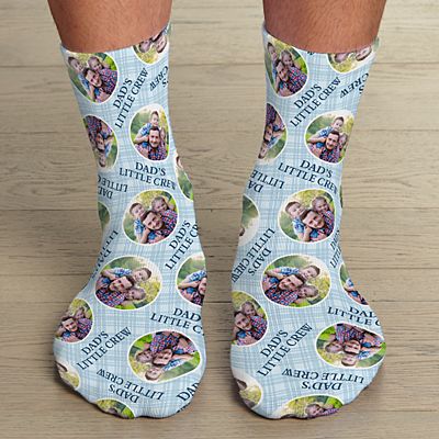 Create Your Own Photo Message Socks - Large