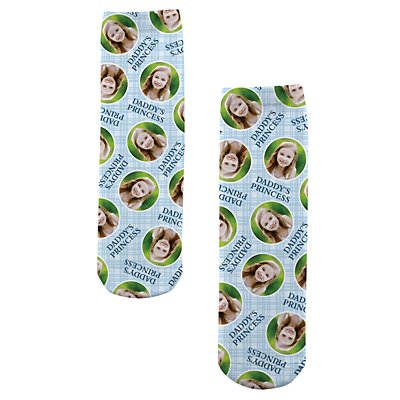 Create Your Own Photo Message Socks - Large