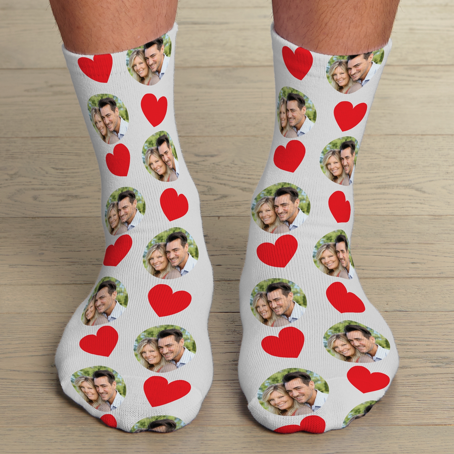 Love Captured Personalized Photo Socks