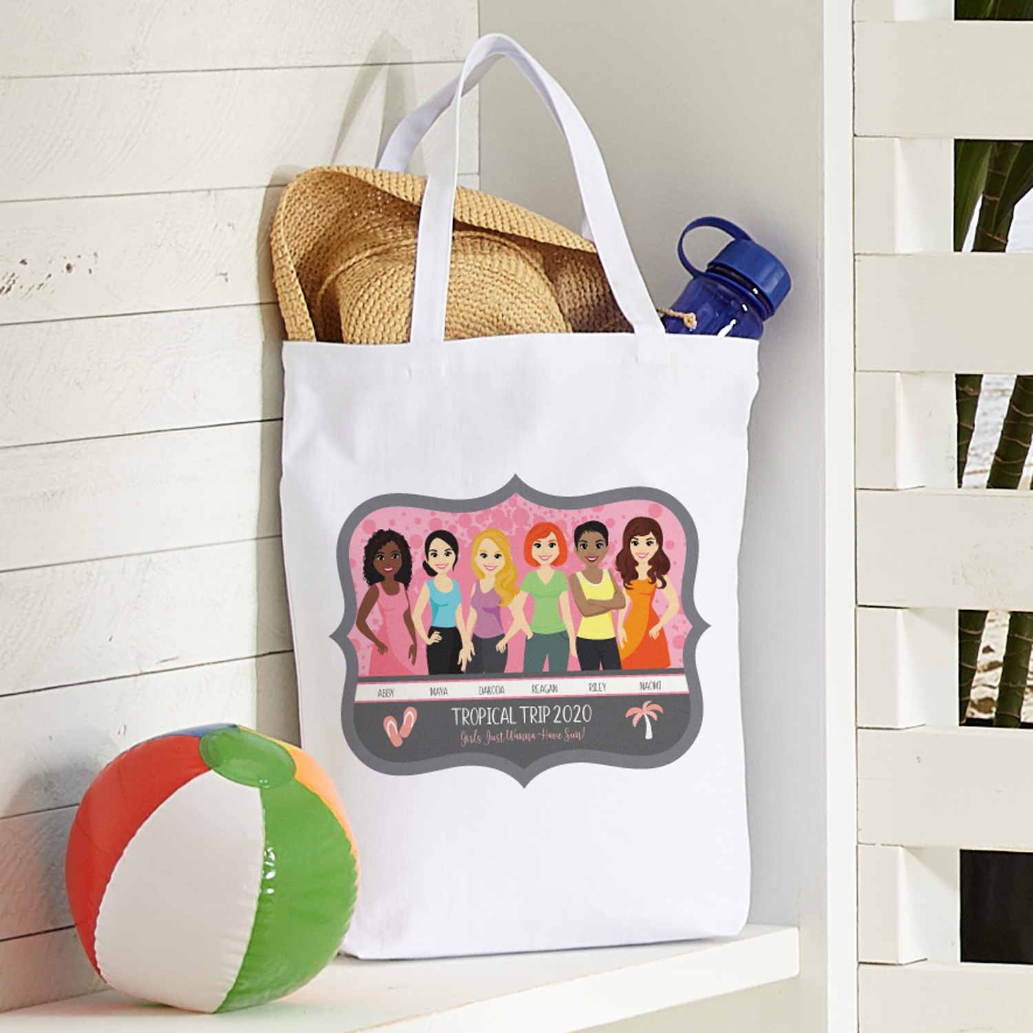 Personalised Tote Bag for Life with Long Handle