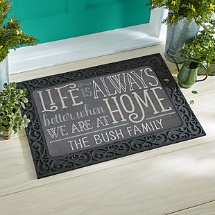 Life is Always Better at Home Doormat