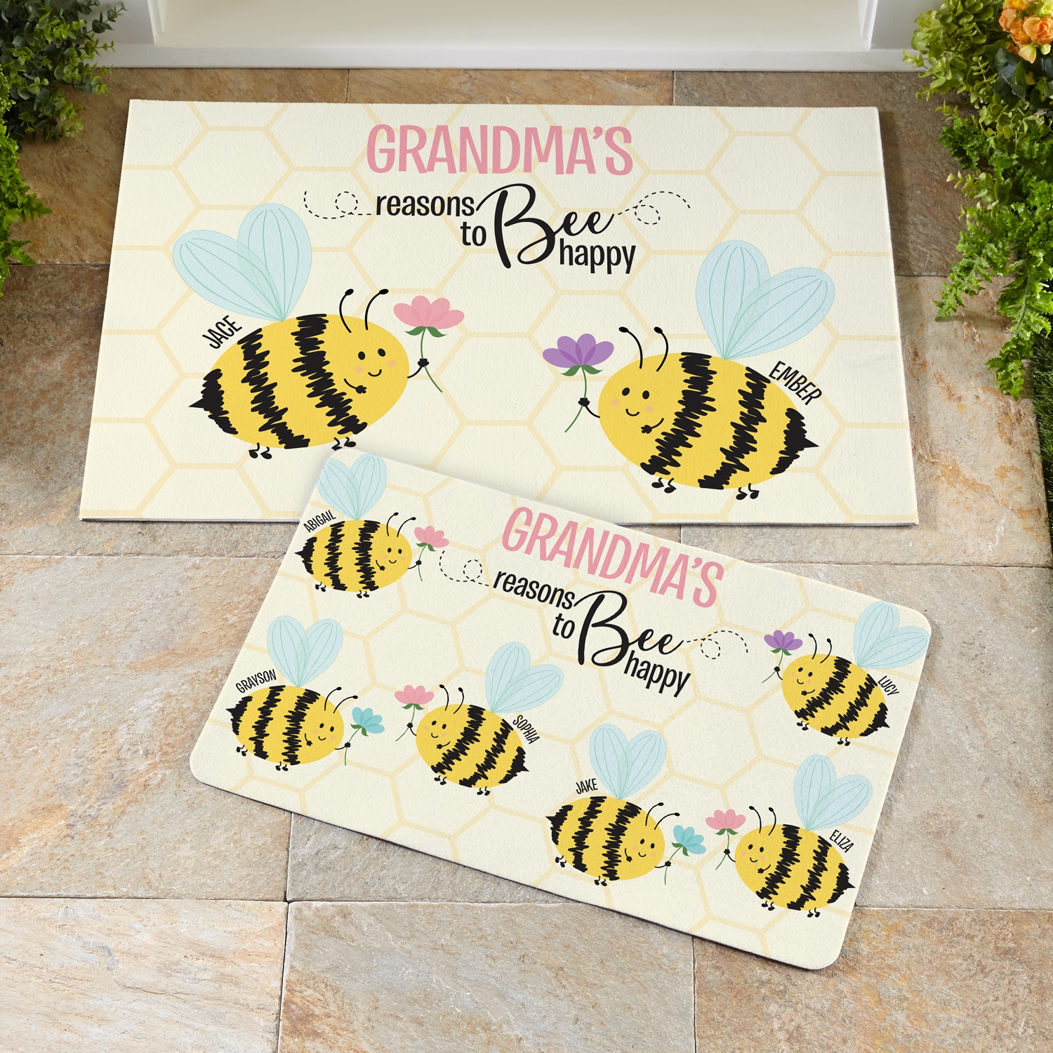 Download Reasons To Bee Happy Doormat Personal Creations