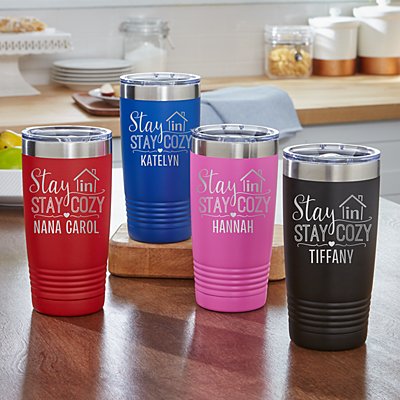 Stay In Stay Cozy 20 oz. Insulated Tumbler