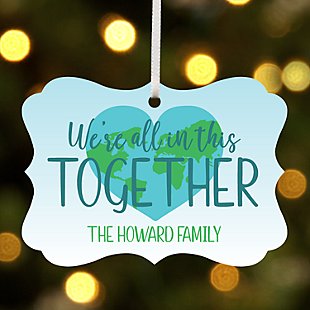 We're All in This Together Scroll Ornament