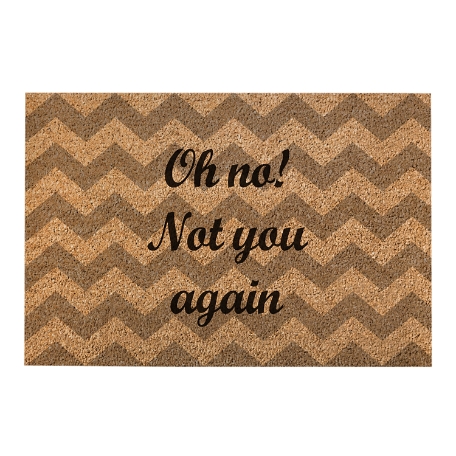 Create Your Own Doormat-24x36 - Chevron - Script