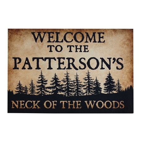 Neck of the Woods Doormat - 24x36