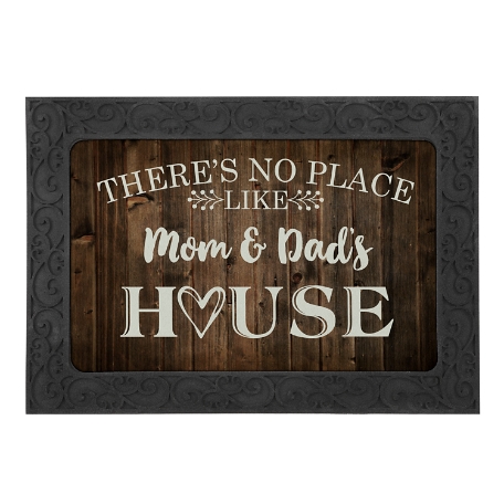 Our Favorite Place Doormat - 17x27 w/ Holder - Brown