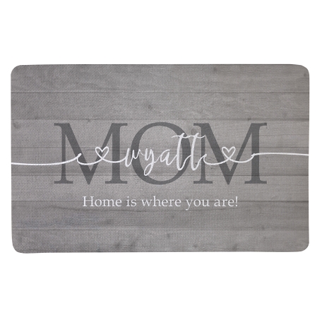 Her Love Connects Us Doormat - 17X27 - Gray